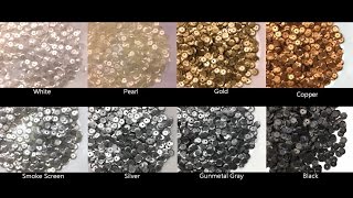 Cartwright's Sequins Satin Matte All Colors