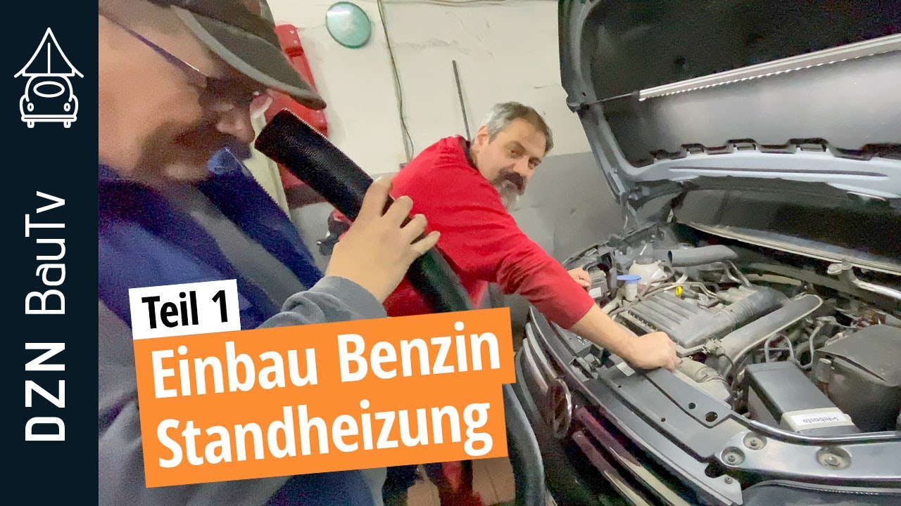 5 Caddy III Ausbau – Einbau einer Autoterm Air 2D Standheizung