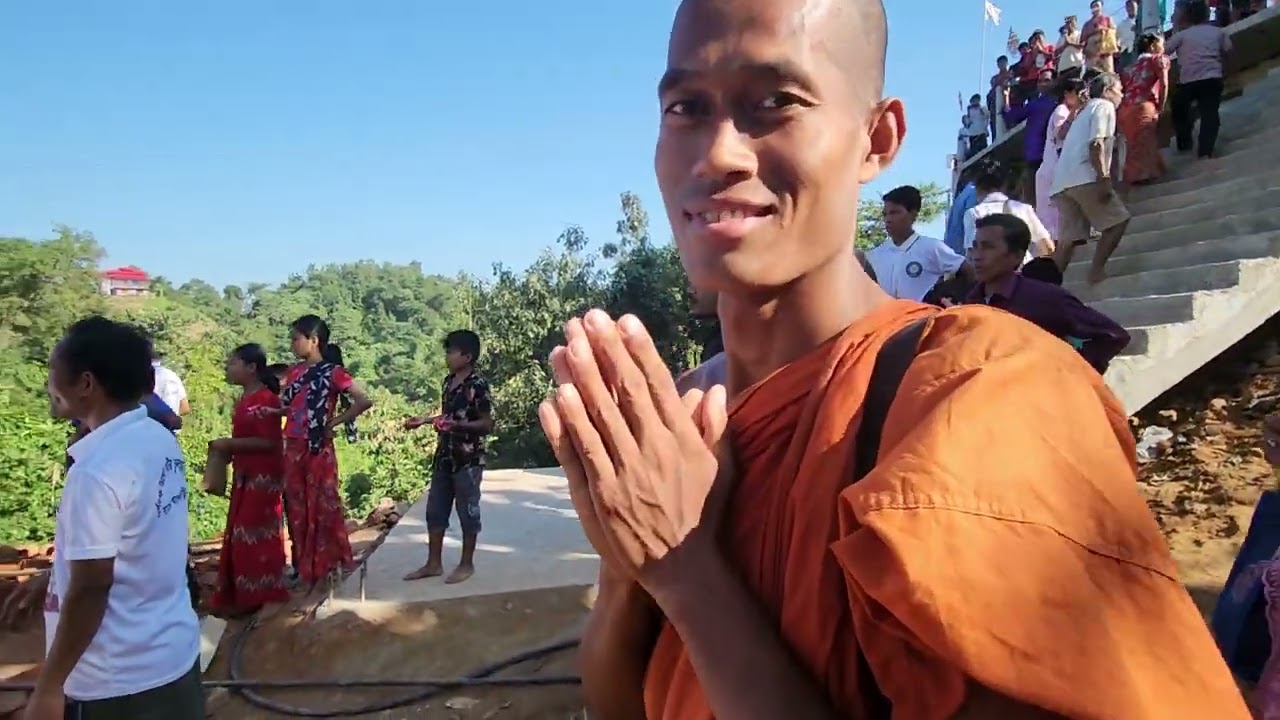 The Buddha Statue from Thailand to Dhammachakka Aranyakutir, Ramgarh, Khagrachhari.
