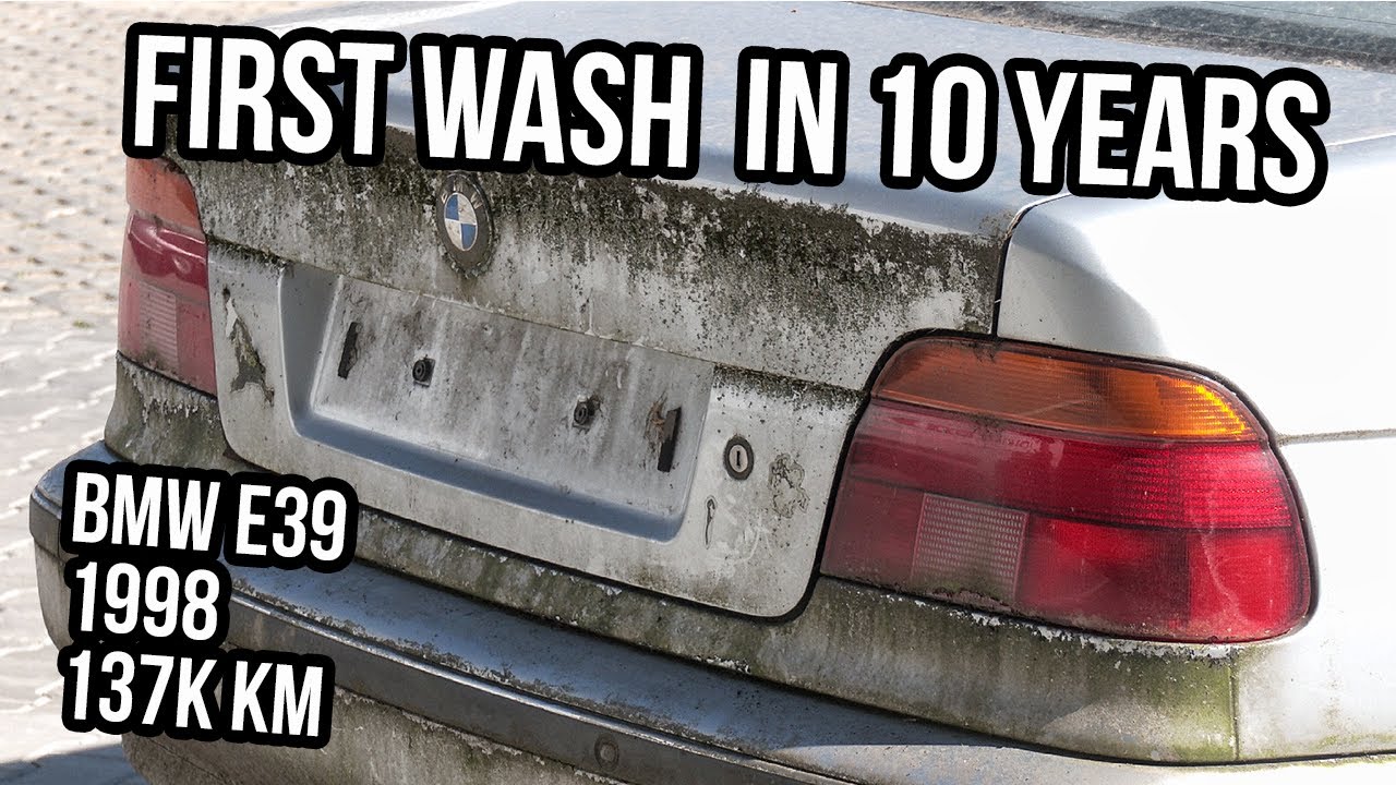 BMW E39 523i Abandoned First Wash in 10 Years! | 1998 Classic with Only 137K KM (~85K Miles)