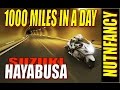 1000 Miles a Day on Suzuki Hayabusa