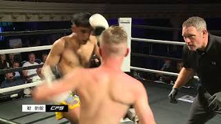 Ubaid Hussain Vs Liam Hughes - C-Class Muay Thai 57kg bout- Combat Fight Series - 11/09/2022