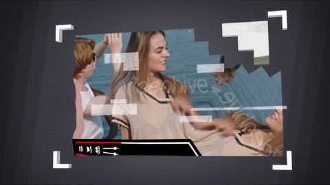 Glitch YouTube Channel Promo  Intro After Effects Template