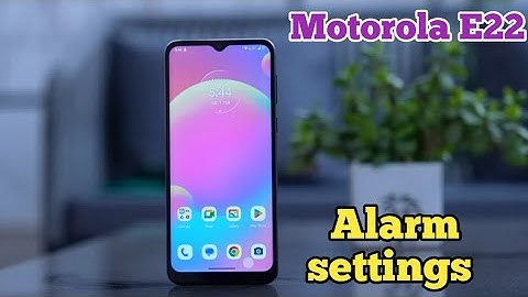 How To Set Alarm In Motorola E22,  , Alarm Setting , Alarm Setting In Motorola E22,