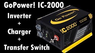 Go Power! IC2000   Inverter & Converter & Transfer Switch