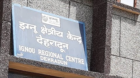 Gone to IGNOU Regional Centre, Dehradun to collect books