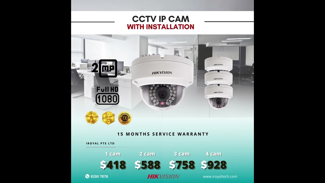Hikvision 2mp 1080p IP Dome Camera