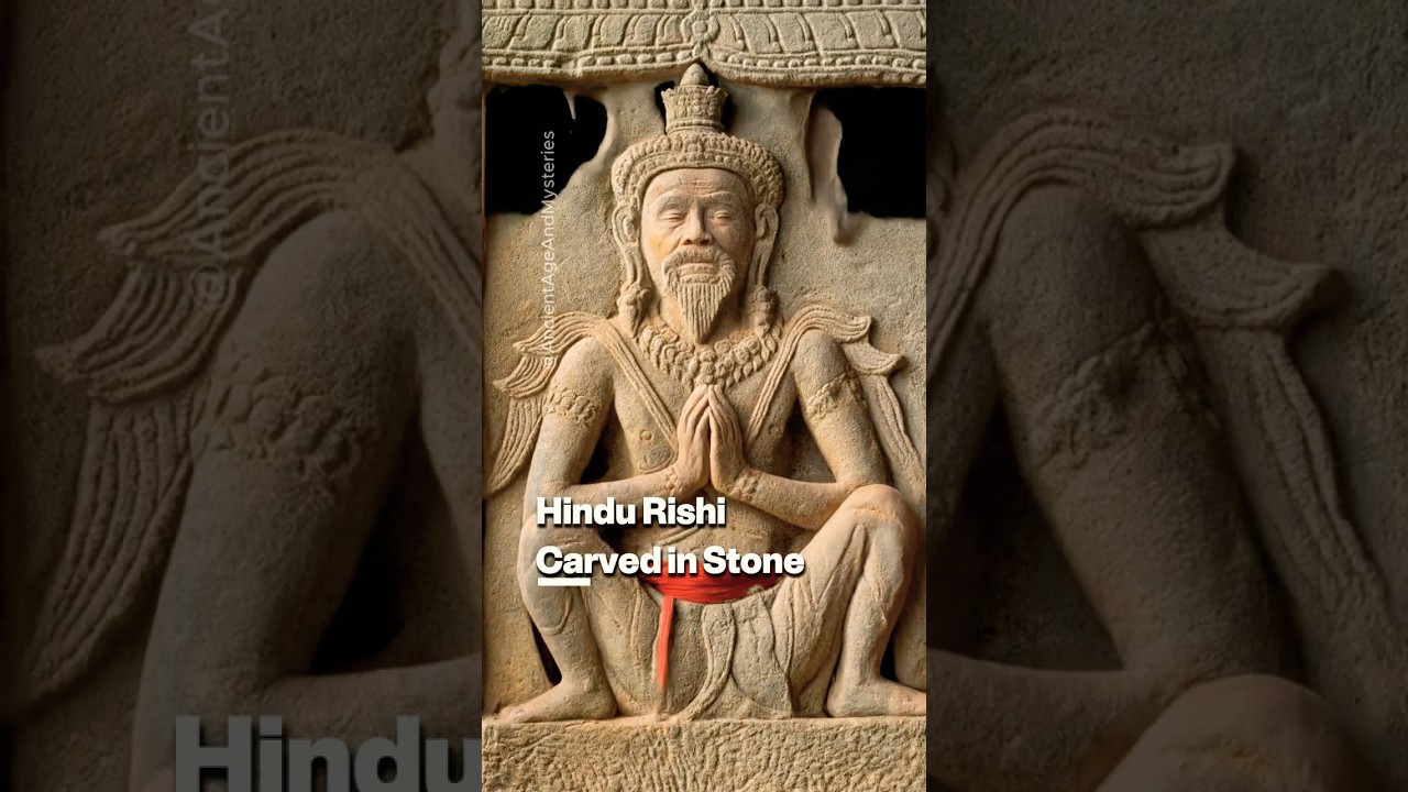 Hindu Rishi Carved in Stone: Angkor Wat’s Mysterious Sage