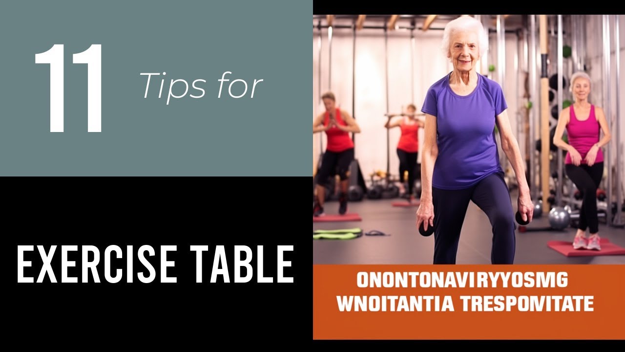 11 Tips On Exercise Table For Seniors - YouTube