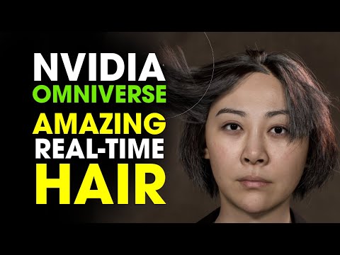 NVIDIA Real-Time Hair using Ai | Siggraph 2023