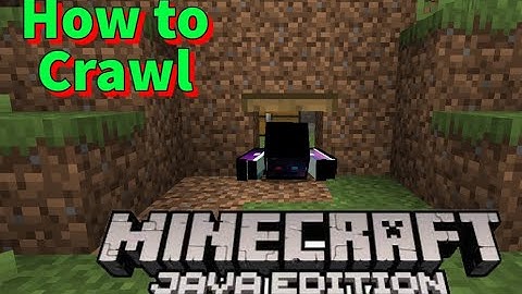 How to Crawl in Minecraft Java