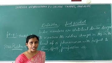 Chapter-2 Index numbers part 1 By Durgashri Rai