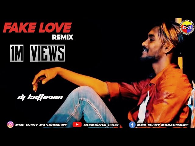 Dj Kettavan - Fake Love - Rk Arvin (Official Remix) Poiyana Kadhal 2 class=
