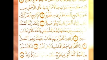 سورة الملك بصوت القارئ مصطفى خرتيتي