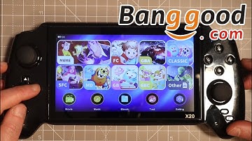 Black Hawk X20 Review 👾 The budget retro handheld built for comfort! [Banggood]