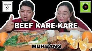 Beef Kare-kare | Filipino Food Mukbang online collab w/ @JIGS TVE  Happyboys Foodtube