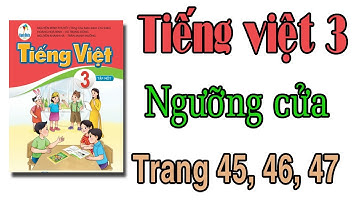 Tiếng việt lớp 3 Cánh diều | bài 4 Mái ấm gia đình | Ngưỡng cửa | trang 45,46,47
