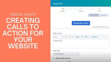 Learning HubSpot | Creating Calls to Action for Your Website