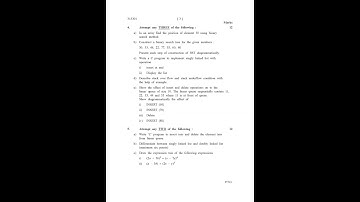 (DSU) msbte k scheme winter 2025  Data Structure Using C imp paper #312303 #kscheme #msbte #diploma