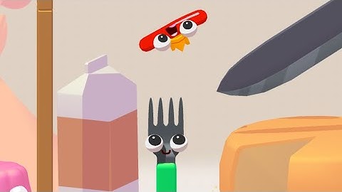 Fork N Sausage - All Levels Gameplay Android, iOS