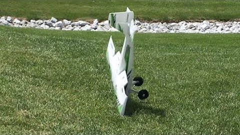 E Flite Timber X quick flight and crash landings!!!