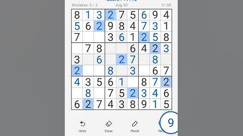Sudoku Free Classic Puzzles Mobile | Daily Challenge August 30, 2022