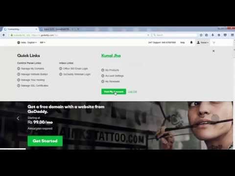 How to link a Godaddy Domain name with Hostgator Hosting