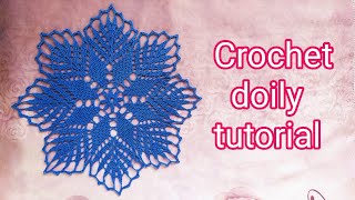 Crochet Doily Tutorial 13 Rounds