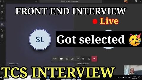 TCS Front end interview| got selected🥳🎉| front end interview questions and answers #oct2023 #tcs