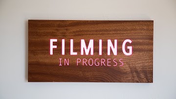 Making a Filming In Progress Sign with Shaper Origin