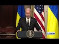 President Biden says U.S. Must Prove Putin Wrong