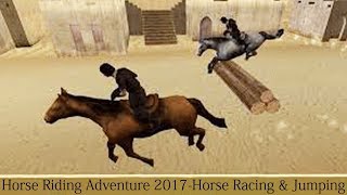Horse Riding Adventure 2017-Horse Racing & Jumping Android Game Play screenshot 4