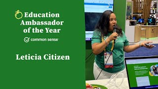 Common Sense Education's Ambassador of the Year, 2023: Leticia Citizen by Common Sense Education 369 views 11 months ago 2 minutes, 19 seconds