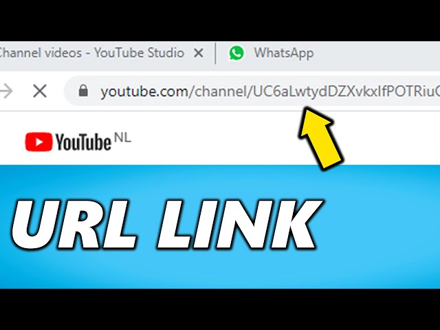 How to Find your YouTube Channel URL Link 2024 class=