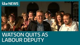 Shock As Labour Deputy Leader Tom Watson Quits Itv News