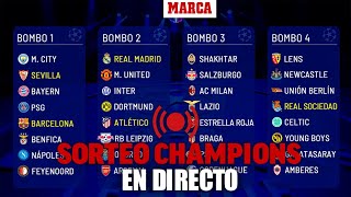 EN DIRECTO CHAMPIONS LEAGUE l Sorteo fase de grupos en vivo