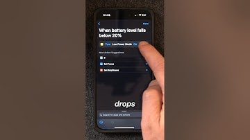 How to Automate Low Battery Mode with on your iPhone #shorts