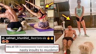 Sara Ali Khan's Yoga With Ibrahim Ali Khan | Gets TROLLED For Wearing Short Clothes In Ramzan