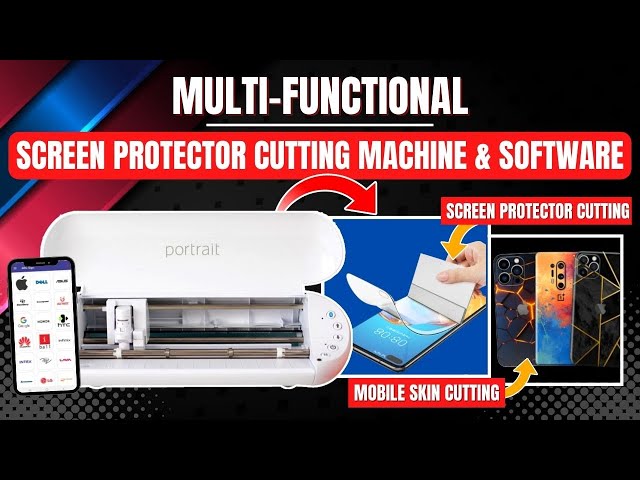 Screen Guard Cutter Custom Mobile Skin Design Software Tempered Glass  Custom Die Cut Sticker Machine