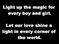 Katrina & The Waves - Love Shine A Light  LYRICS