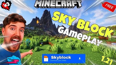Minecraft Skyblock Gameplay Download // Skyblock Millionaire Gamerz//