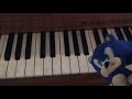 Sonic plays the piano