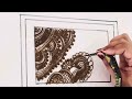 Simple beautiful easy simple mehandi design | easy mehandi design | @Uniquemehandidesign #mehndi