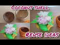 DIY Coconut shell craft ideas/best out of waste art ideas