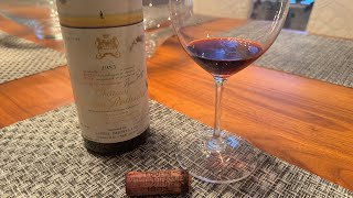 Chateau Mouton Rothschild 1983 Trophy Wine Review - YouTube