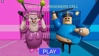 NEW UPDATE | GIRL Vs MEN BARRY in BARRY'S PRISON RUN! OBBY Full Gameplay #roblox