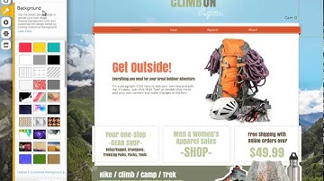 HTML Website Builder | Changing Your Background in Wix.com