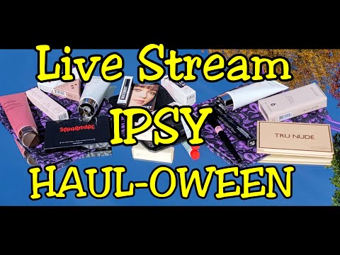 Live Stream: IPSY Glam Bag and Glam Bag Plus & Boxy Charm Base & Tarte Collab Box + Chit Chat @bwitch17