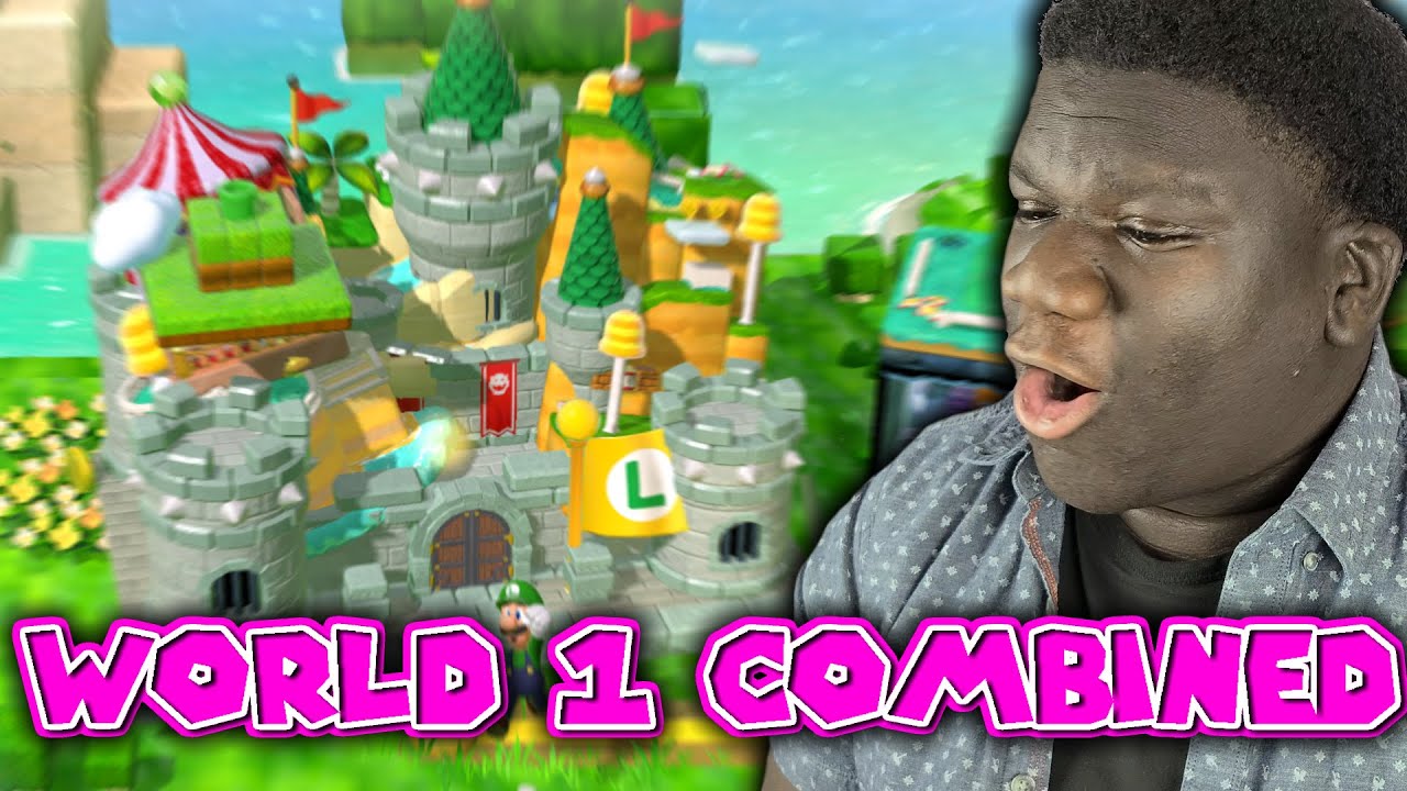 What If EVERY LEVEL in WORLD 1 was COMBINED?!