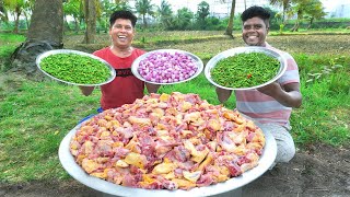 THAI CHIllI CHICKEN | Spicy Kanthari Chilli Chicken Recipe | Village Food